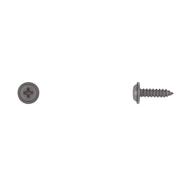Blk Flat Top Phil Screws 8X5/8
