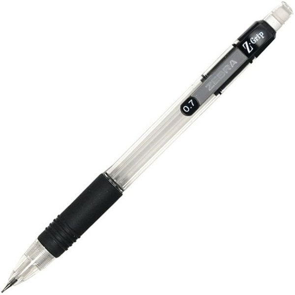 Z-Grip Mechanical Pencil 0.7mm Black 7pk