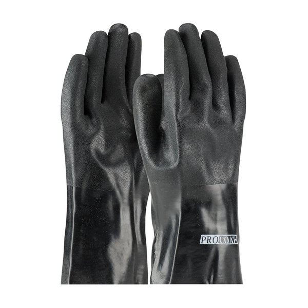 Gloves, Chemical Resistant, Bk, One Size, PR