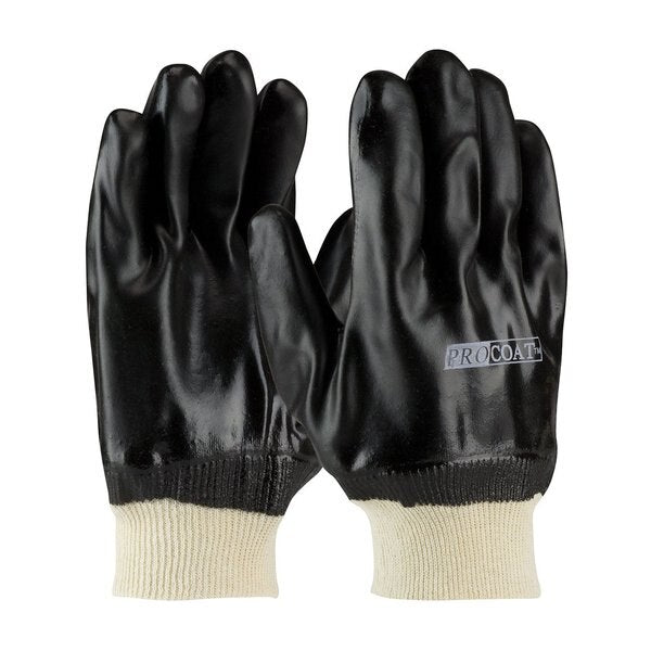 Chemical Resistant Gloves, PVC, Mens, 12PK