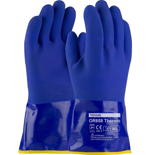 Cold Protection Gloves, Interlock/Terry Cloth Lining, XL, 12PK