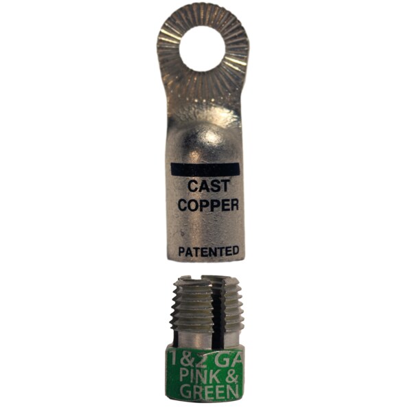 Stud S/T Lug, 2 Gauge, 3/8