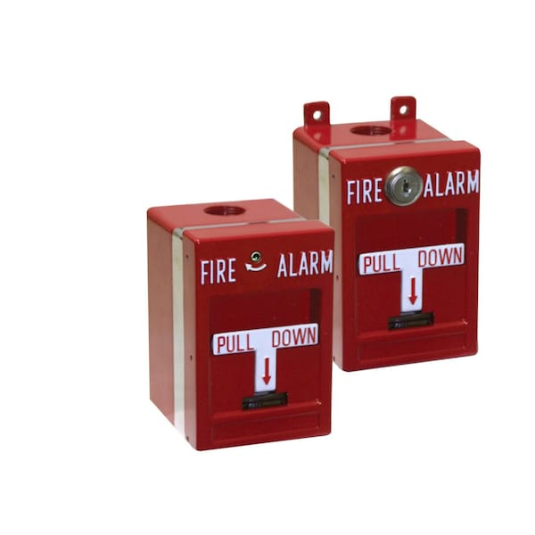 weatherproof pull station sgl action key