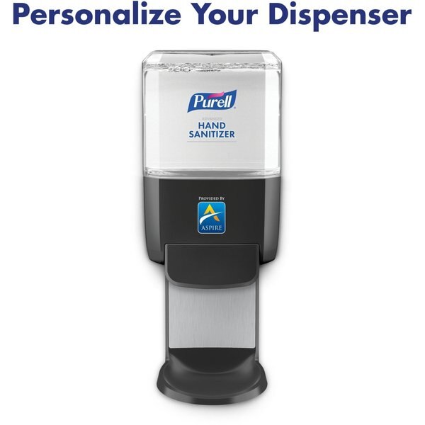 Push-Style Hand Sanitizer Dispenser 1200mL- Graphite