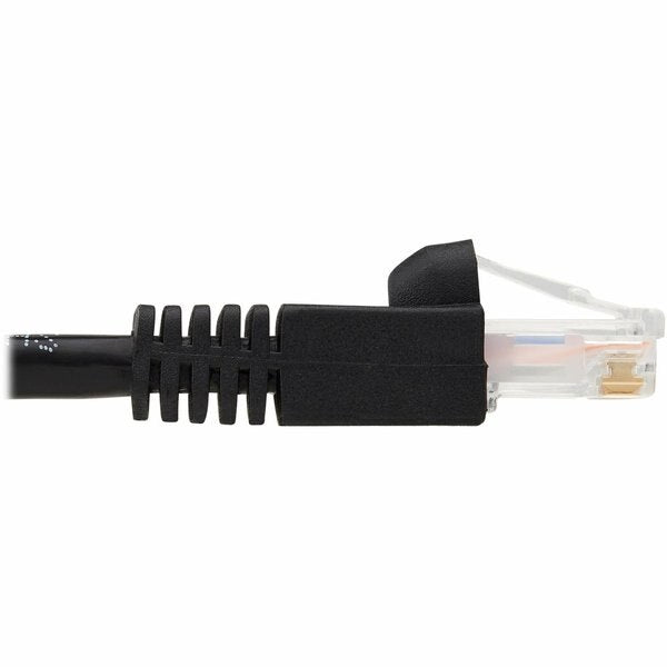 Cat6(a) Cable, Snagless, 10G, Black, 7ft