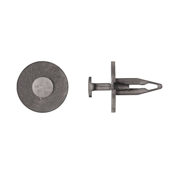Blk Nyln Push Type Ret 8mm Hole Size 7/8 Stem L PK25