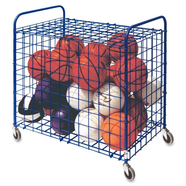 Game Ball Locker, 23in.Lx24inWx37inH, Blue