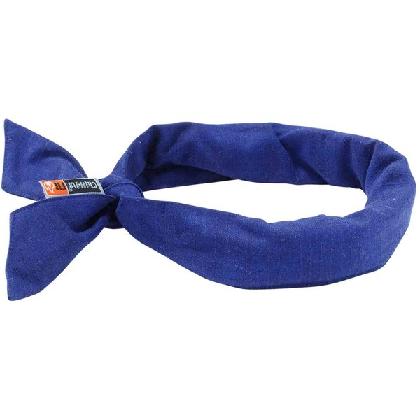Flame Resistant Cooling Bandana, Blue, Cotton