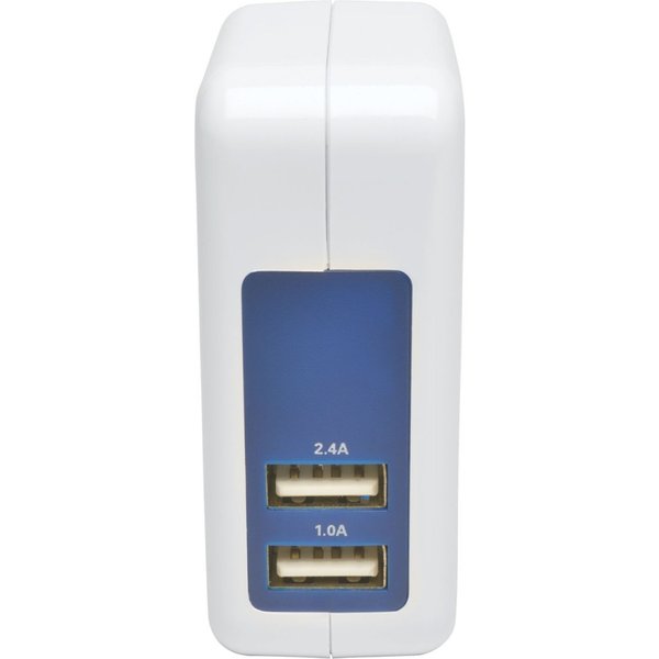 USB Charger, Wall Plug, 5V, 3.4A/17W, 2 port