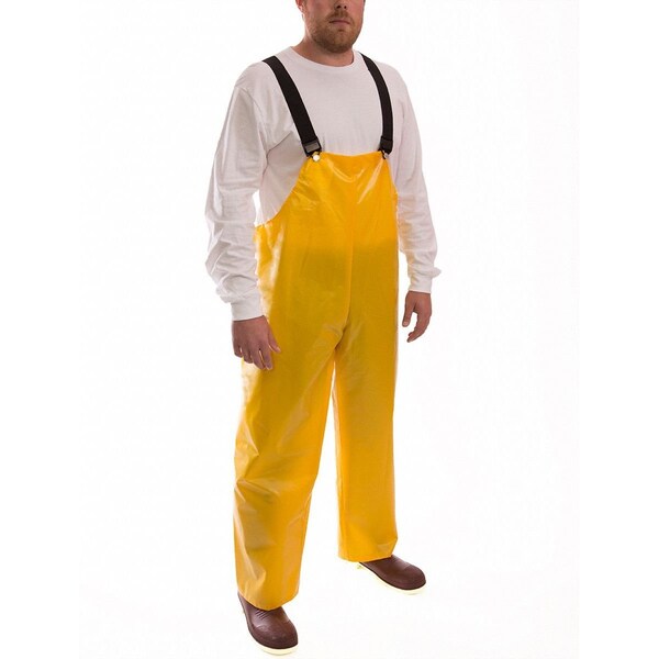 Iron Eagle Plain Front Overall, Gold/Yellow, Premium Snap-Lock Suspender Buckles, Size Medium