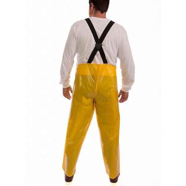 Iron Eagle Plain Front Overall, Gold/Yellow, Premium Snap-Lock Suspender Buckles, Size Medium