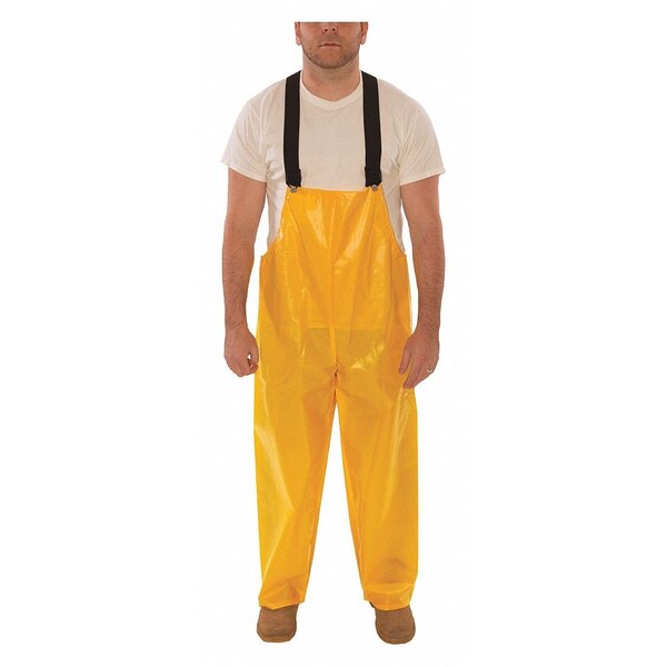 Iron Eagle Plain Front Overall, Gold/Yellow, Premium Snap-Lock Suspender Buckles, Size Large