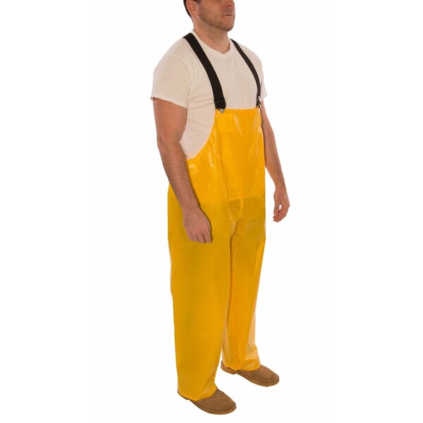 Iron Eagle Plain Front Overall, Gold/Yellow, Premium Snap-Lock Suspender Buckles, Size Medium