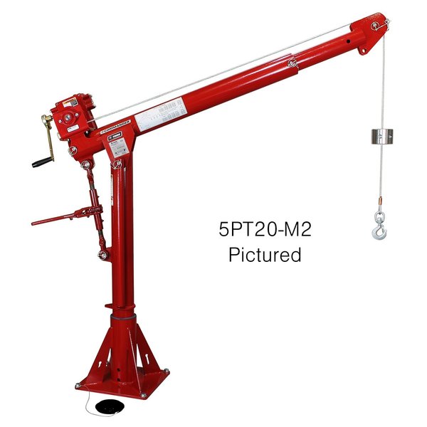 Davit Crane Up To 2000Lb Capacity W/ 4Wm
