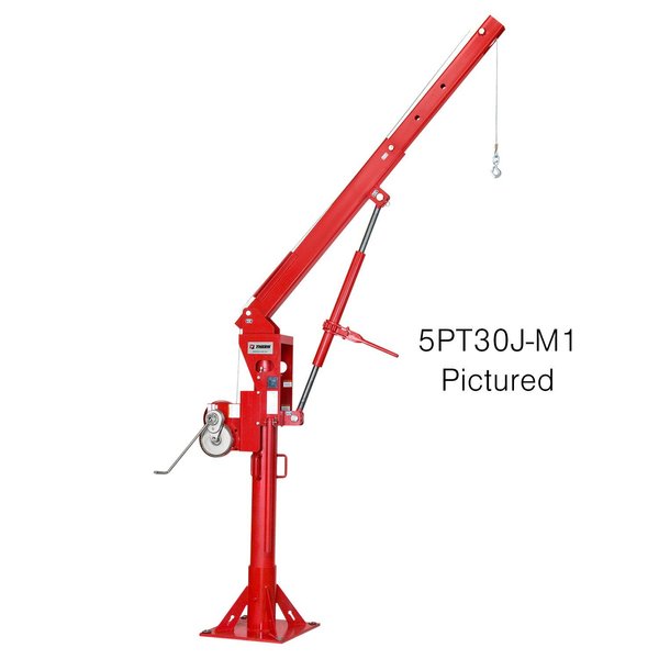 Davit Crane Up To 3000Lb Cap W/ Spur Gea