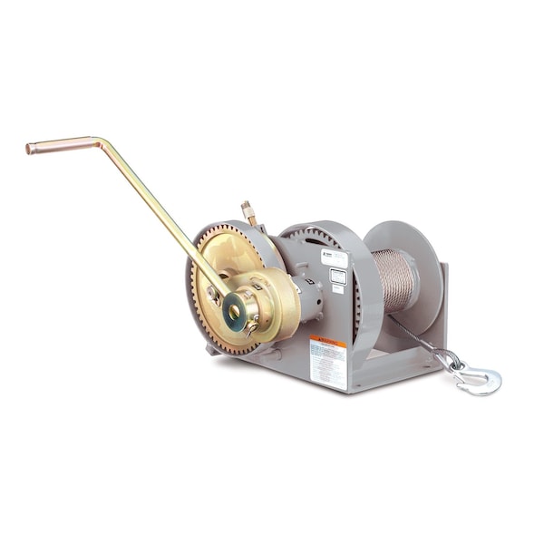 Davit Crane, 3000Lb Capacity W/ Spur Gea