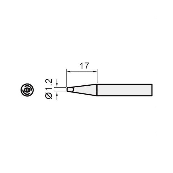 Chisel Replc. Tip for SS206EU, SS207EU