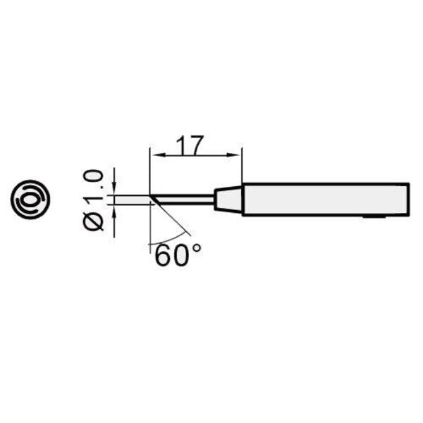 Knife Replc. Tip for SS206EU and SS207EU