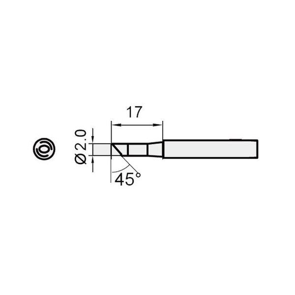 Knife Replc. Tip for SS206EU and SS207EU