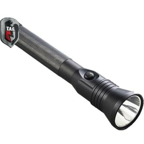 Black Rechargeable Led Industrial Handheld Flashlight, C, 800 lm