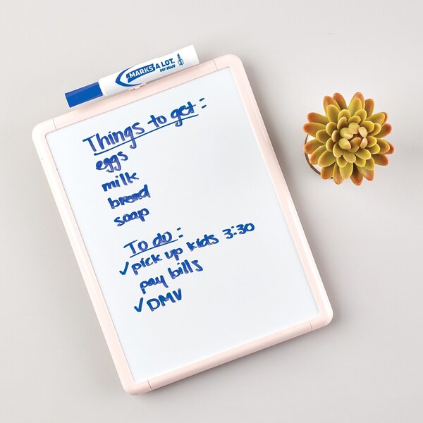 Desk-Style Dry Erase Marker, Chisel Tip, Blue