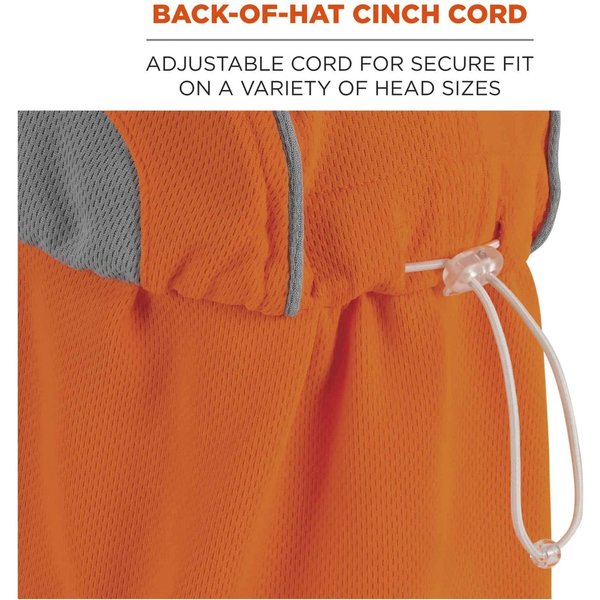 Cooling Hat, Orange, One Size