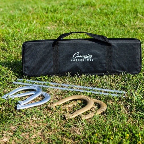 Deluxe Steel Horseshoe Tournament Set