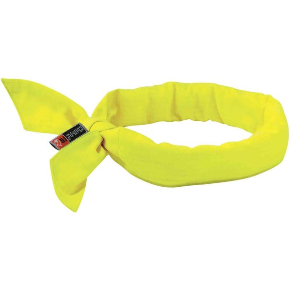 Flame Resistant Cooling Bandana, Hi-Vis Lime, Cotton