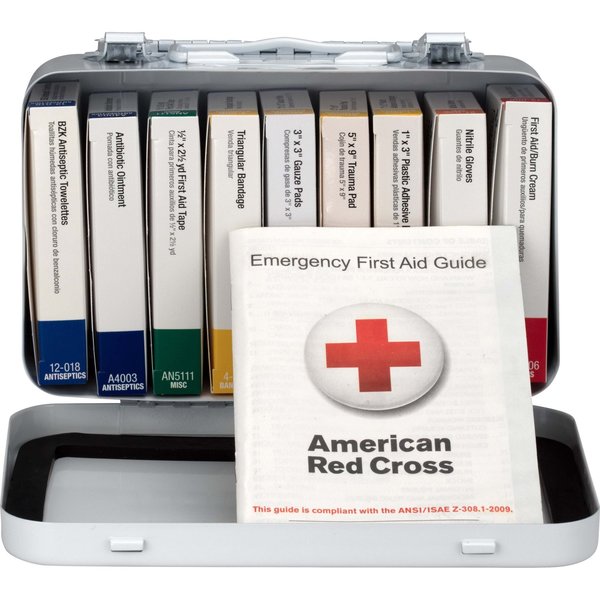 Unitized First Aid kit, Metal, 10 Person