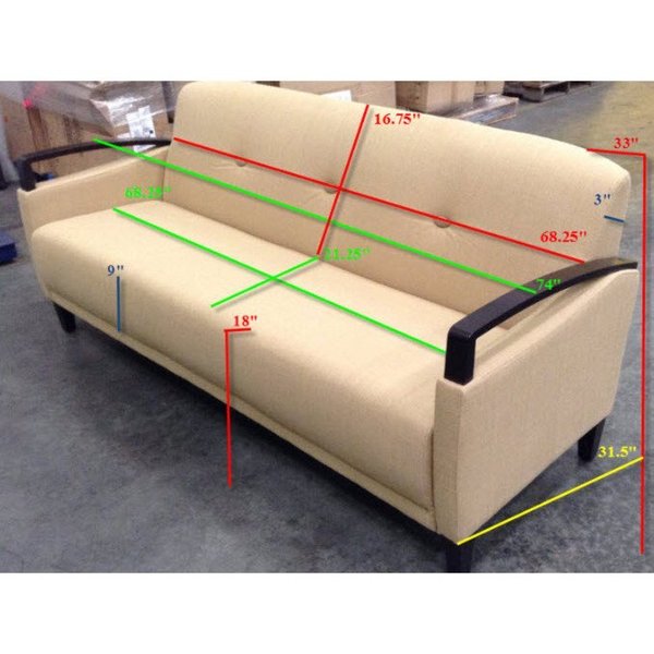 Sofa, 30-3/4
