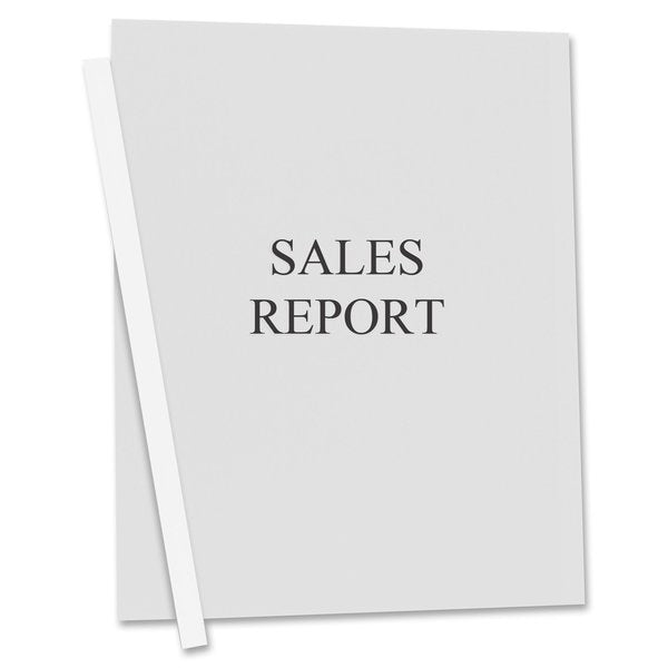 Report Cover, Binding Bar, Clear, PK50