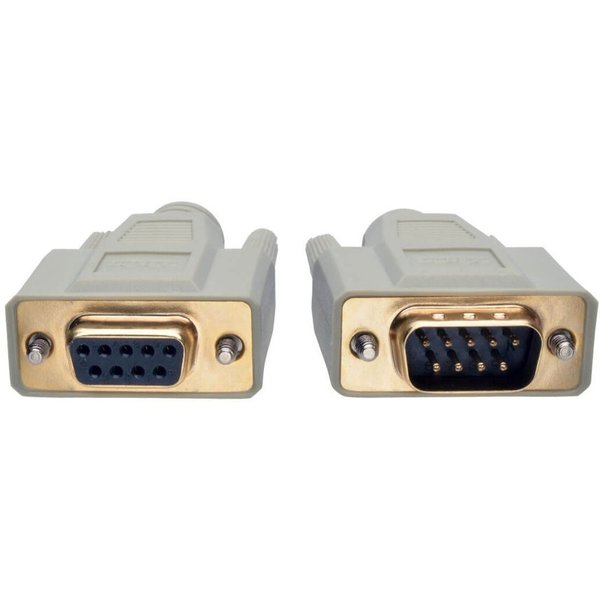 Serial Cable, Straight Thru, DB9 M/F, 6ft