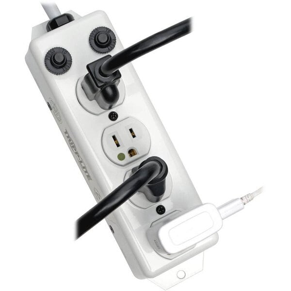 Outlet Strip, 7 ft. Cord L, 2-13/32