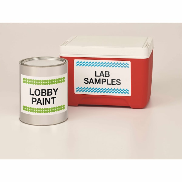 AveryÂ® White Permanent Durable ID Labels for Laser Printers 6579, 5