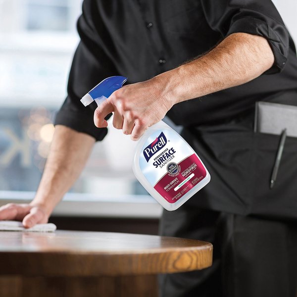 Foodservice Surface Sanitizer, 32oz. Trigger Spray Bottle, PK6