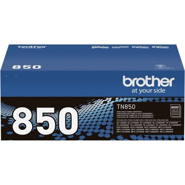 Toner For TN850, 8K Pages