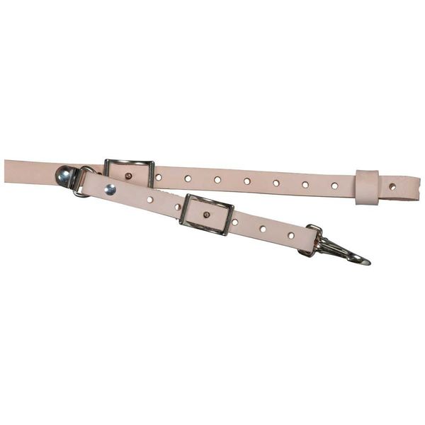 Soft Leather Work Belt Suspenders