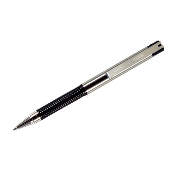 F-301 Compact Capped Ballpoint 0.7mm Black 2pk