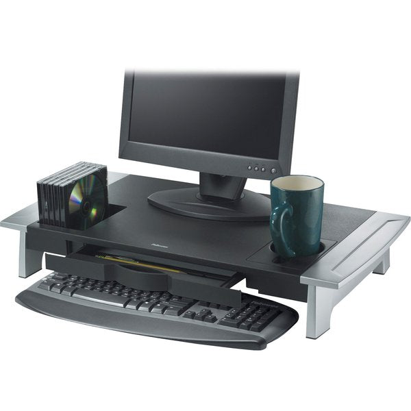 Monitor Riser, Black/Silver