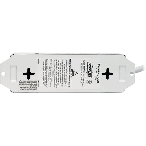 Outlet Strip, 15A, 4 Outlet, White