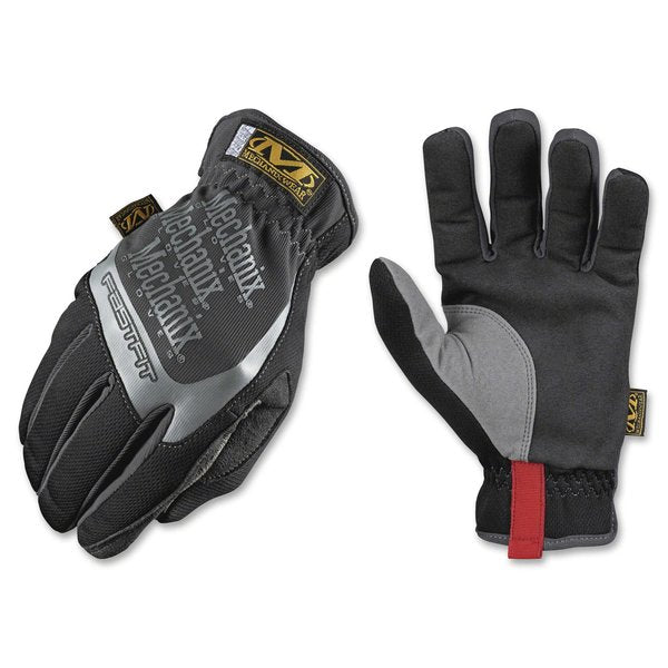 Mechanics Gloves, FastFit, TrekDry Material, High Dexterity, Black, XL, 1 Pair