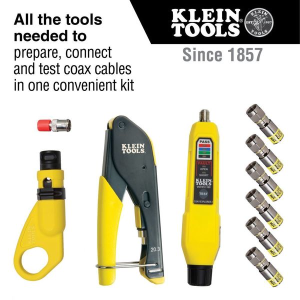 Coax Cable Installation & Test Kit