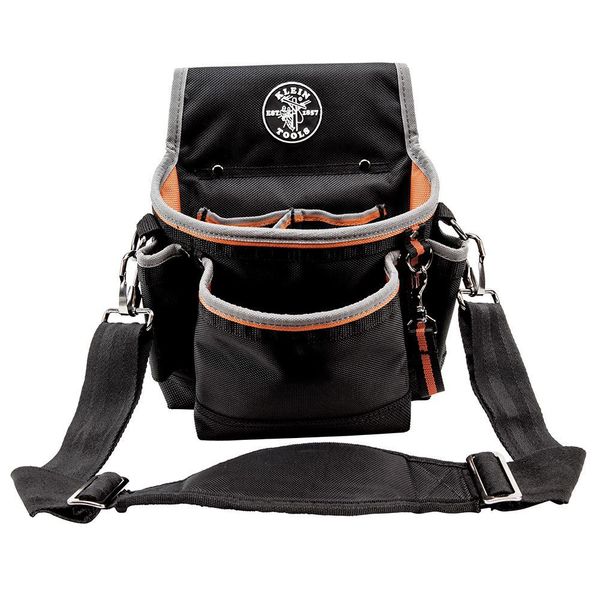 Black Ballistic Nylon 15 Pockets