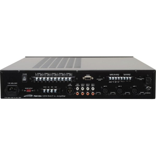 PA Amplifier, 120W, with AM/FM Antenna