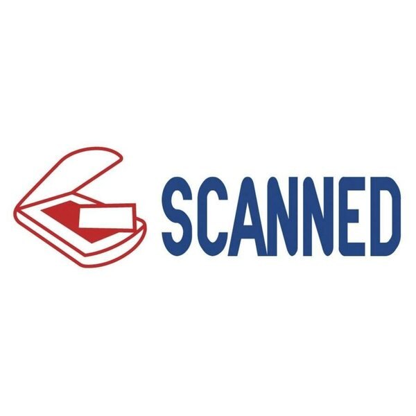 Accustamp2, 2-Color Scanned, Red/Blue