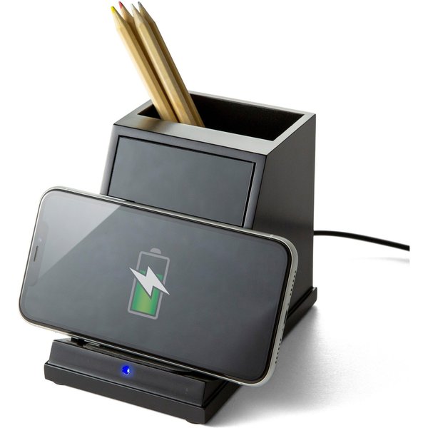 Wireless Phone Charger, Black, 9V