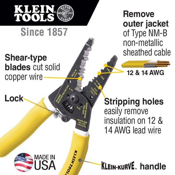 7 3/4 in Curved Wire Stripper