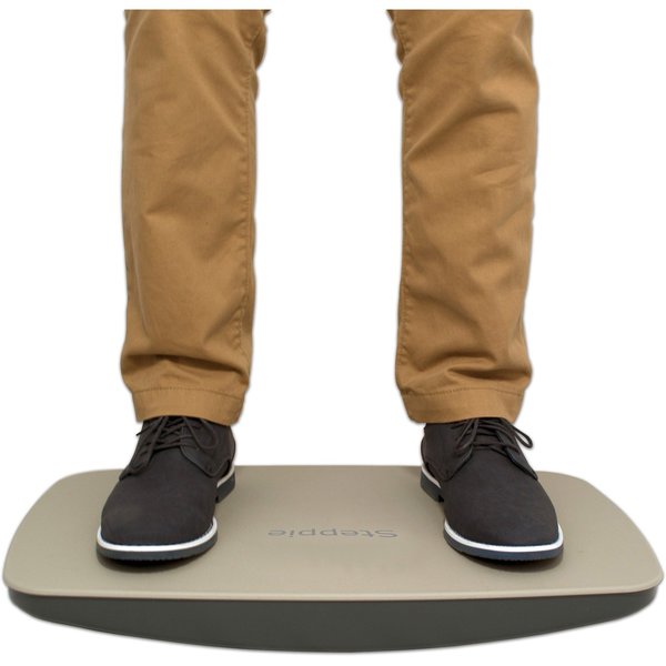 Balance Board, Plastic, Gray, 14-1/2 in. D