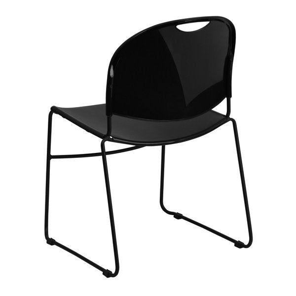Black Stack Chair-Black Frame