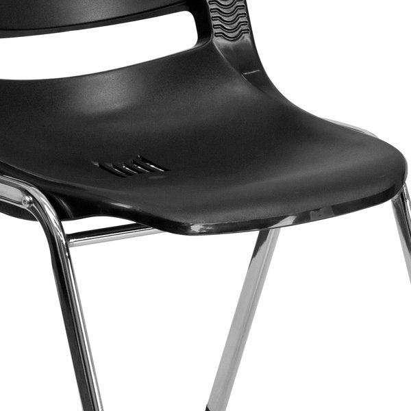 Black Plastic Stack Chair
